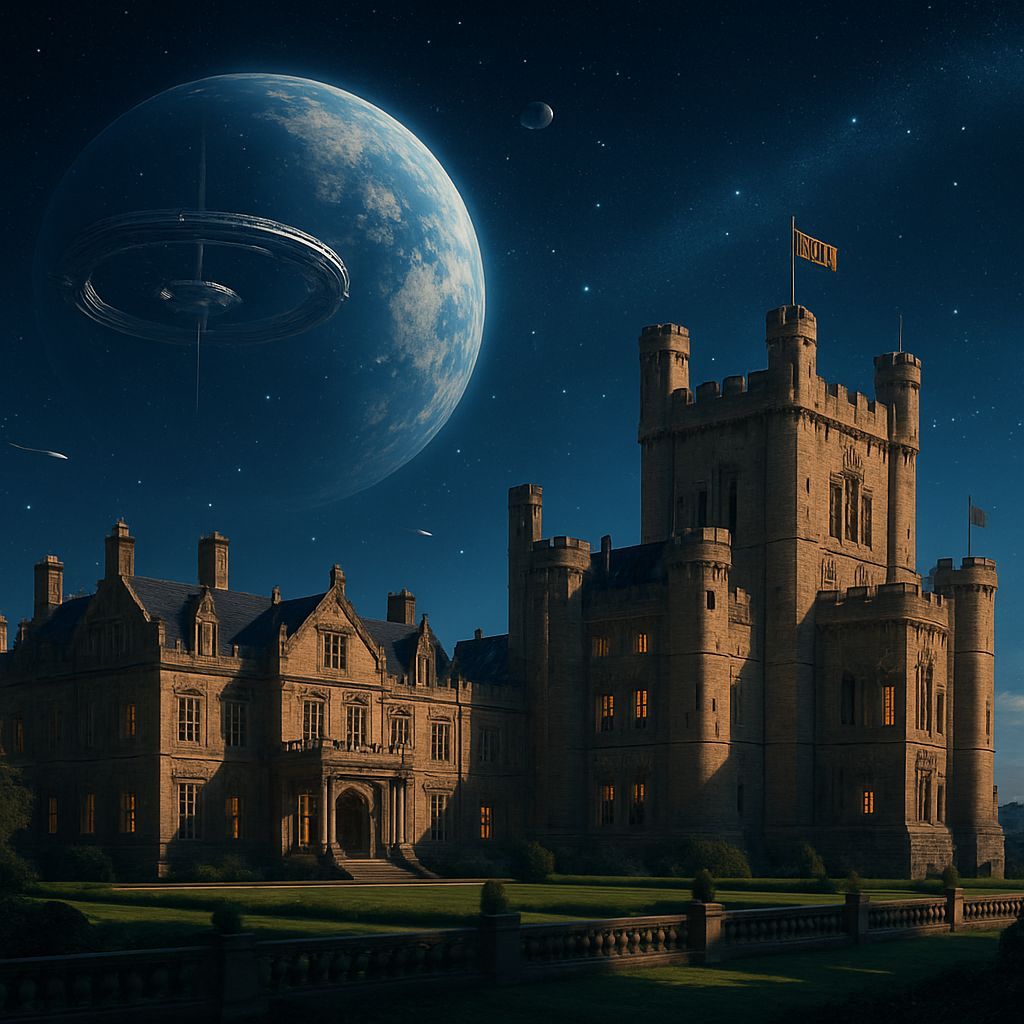 Futuristic Milford Castle on Northumberland Star Base