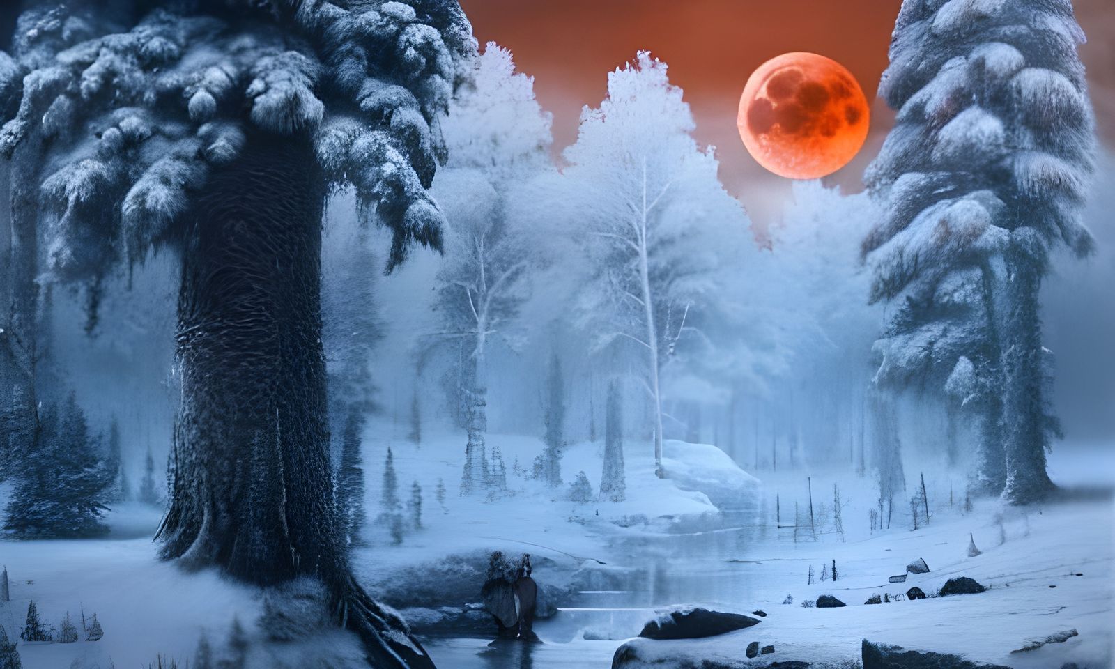 winter blood moon