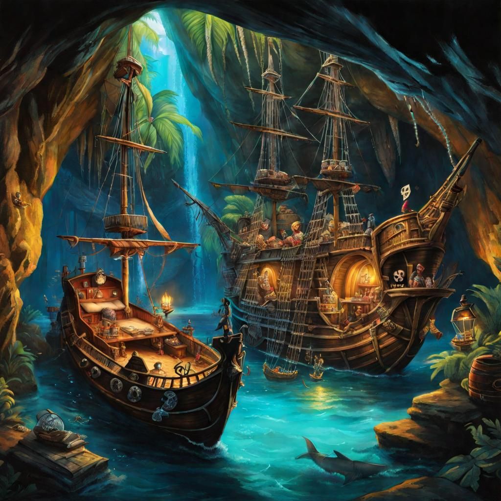 🏴‍☠️ The Pirates Cave Hideaway 🏴‍☠️