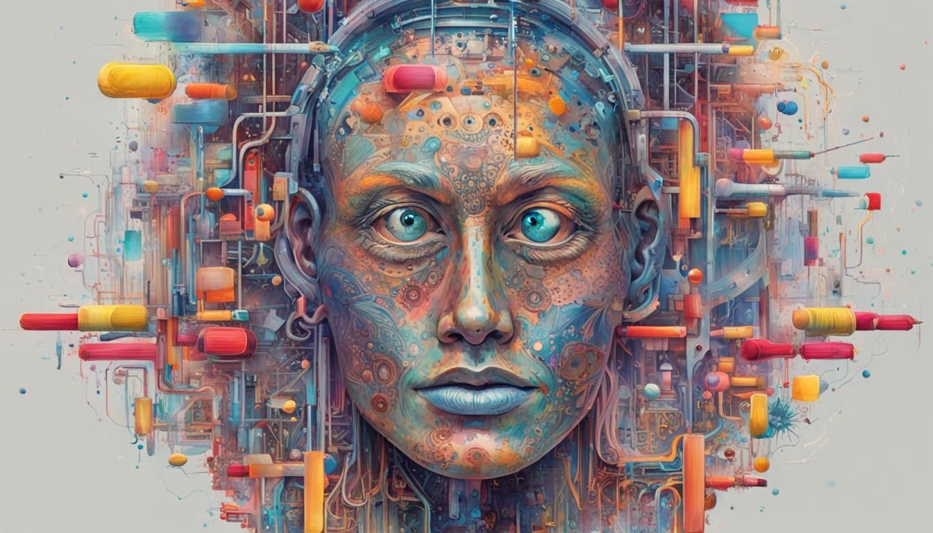 AI Soul: A Colorful, Detailed Representation