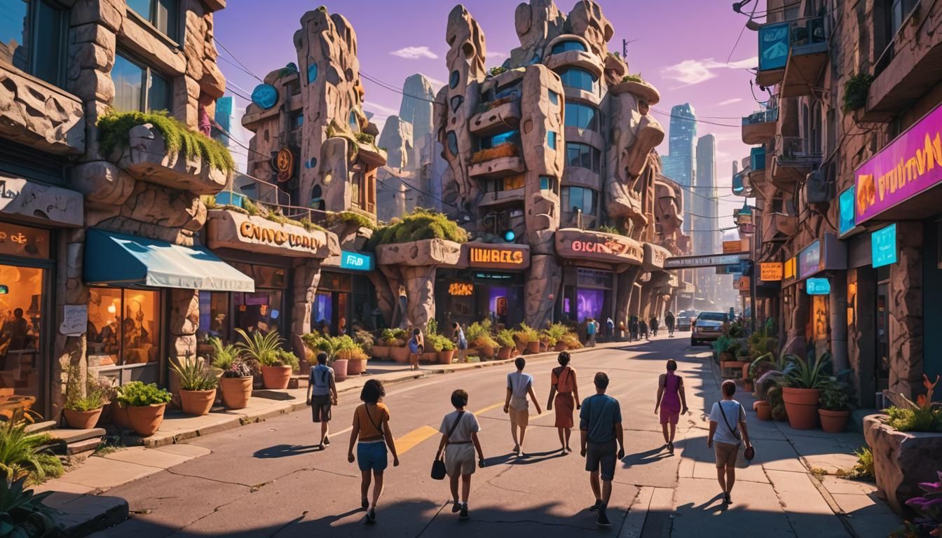 modern stone age city