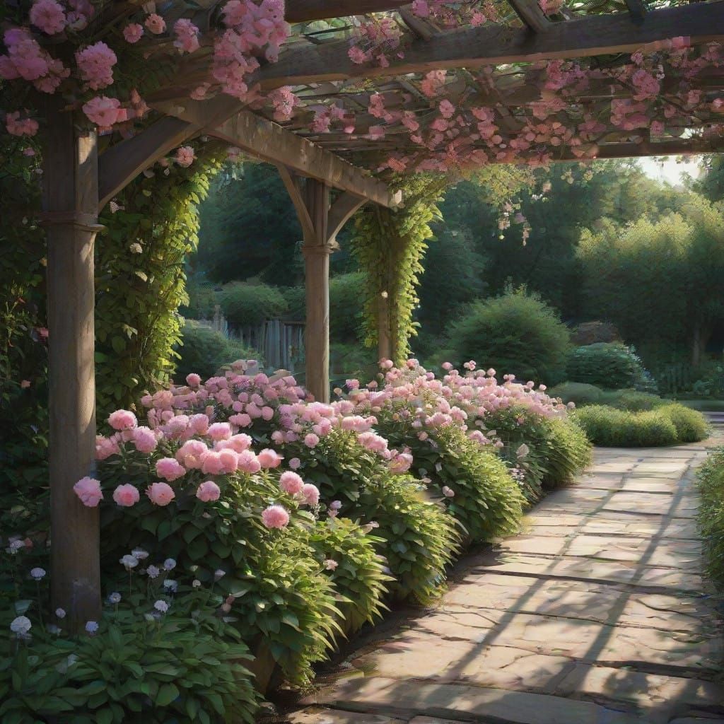 Peony Pergola