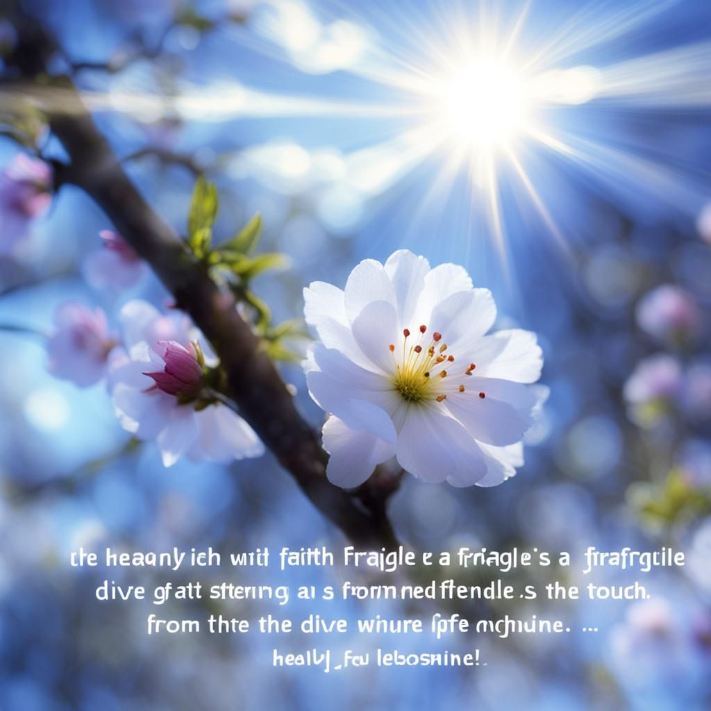 Heavenly Sunshine Beams Through Divine Clouds