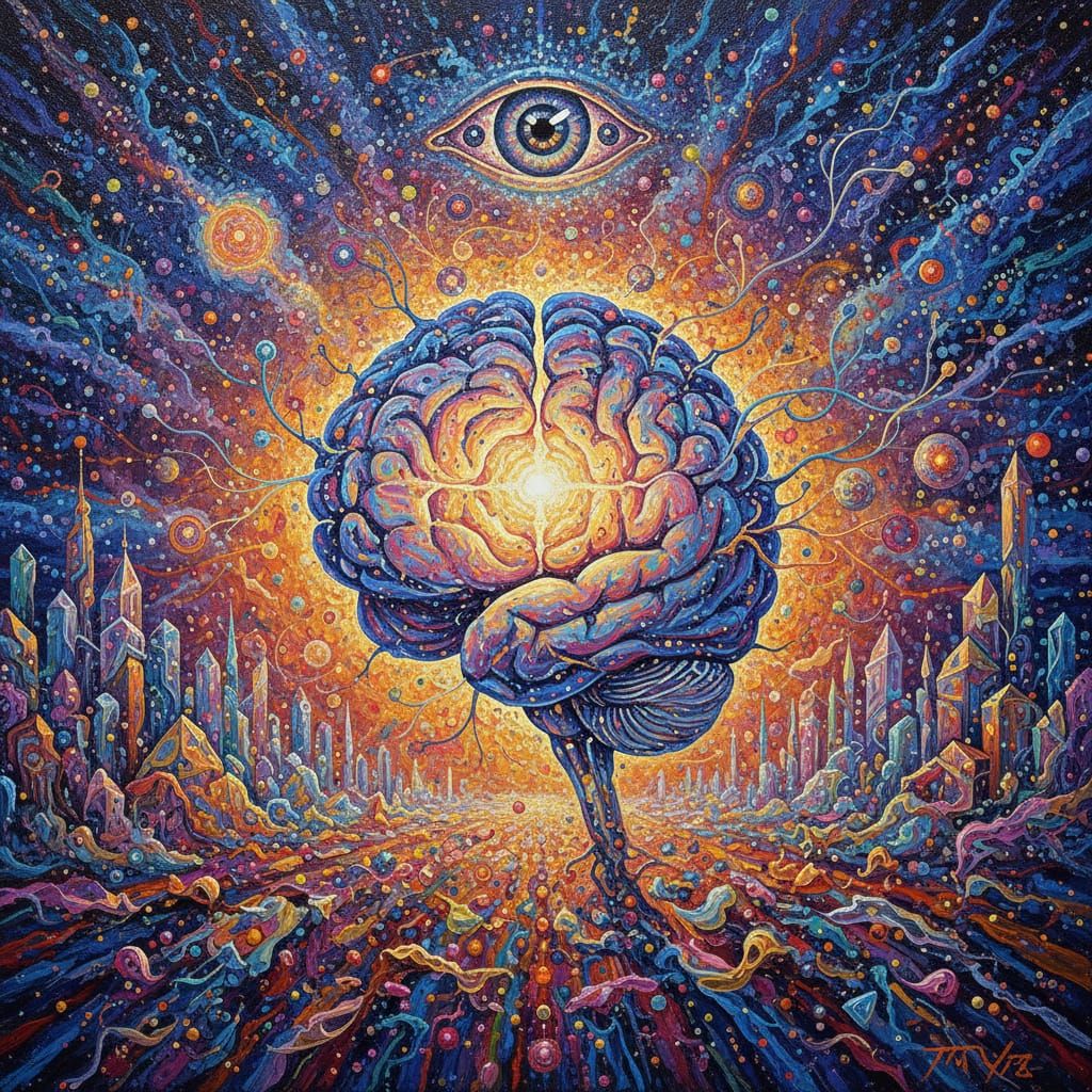 Subjective Reality in Pointillism and Impasto