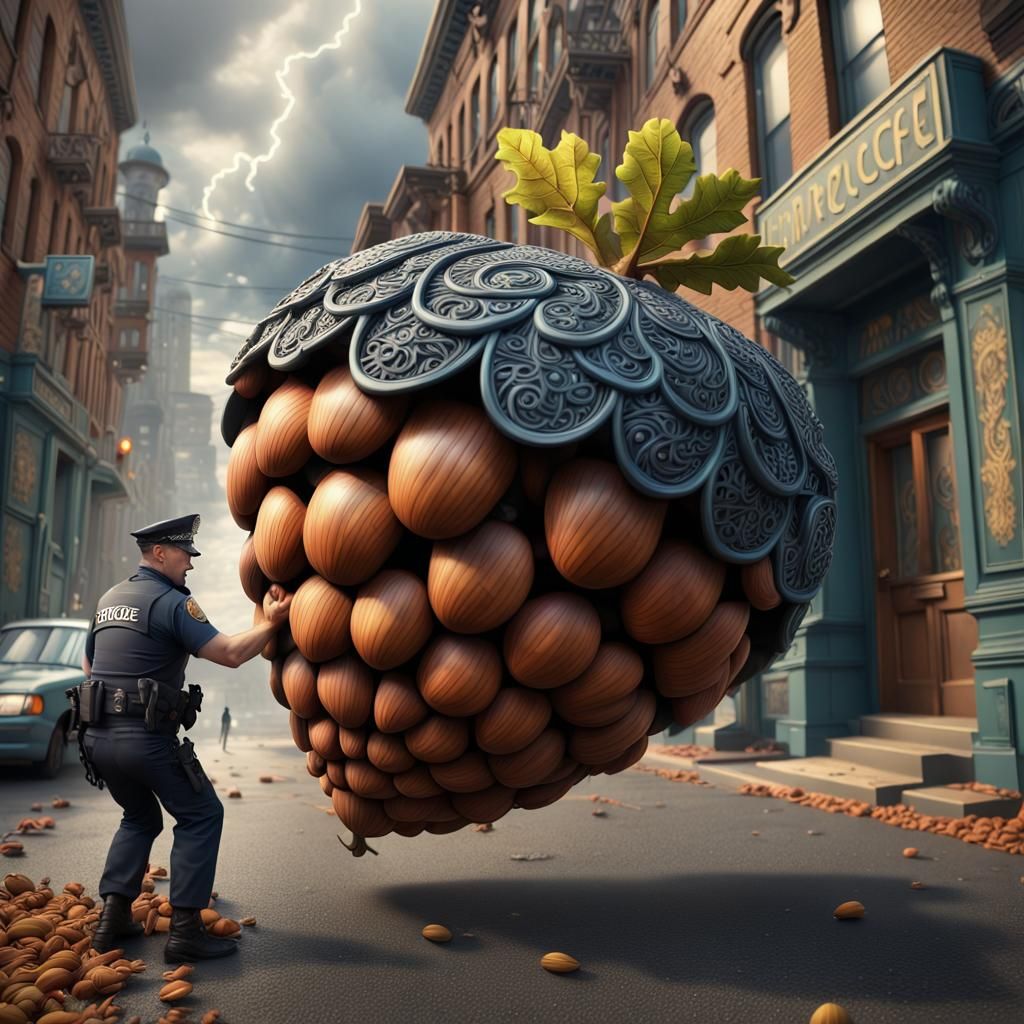 Armed and dangerous acorn, Florida Police Meme