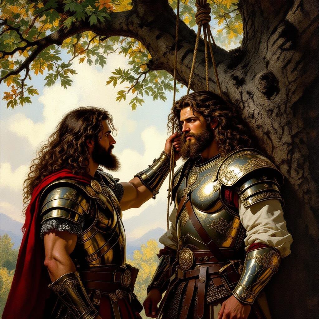 Joab and Absalom in Dutch Renaissance Style