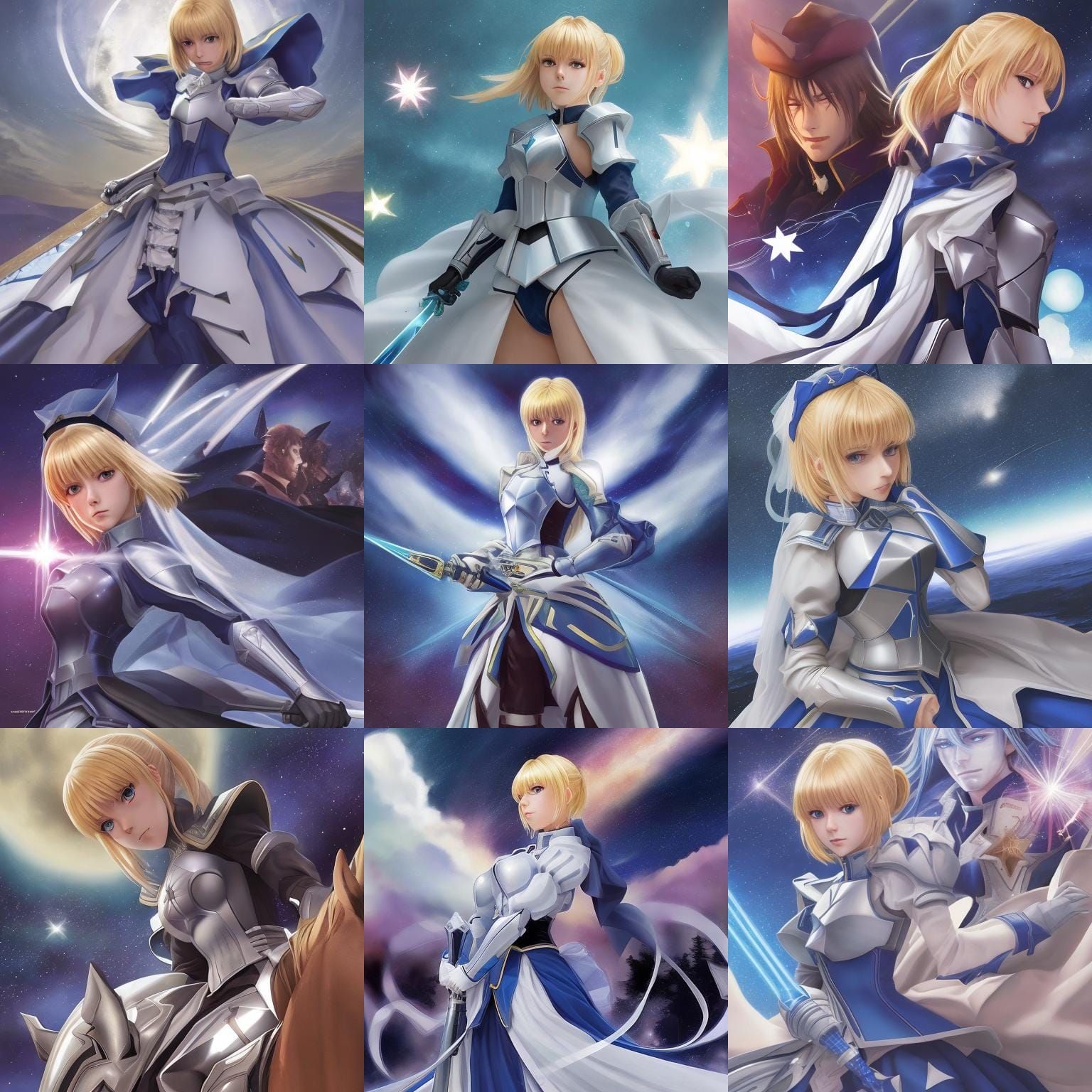 Saber-rider and the Star Sherriffs in Anime Style