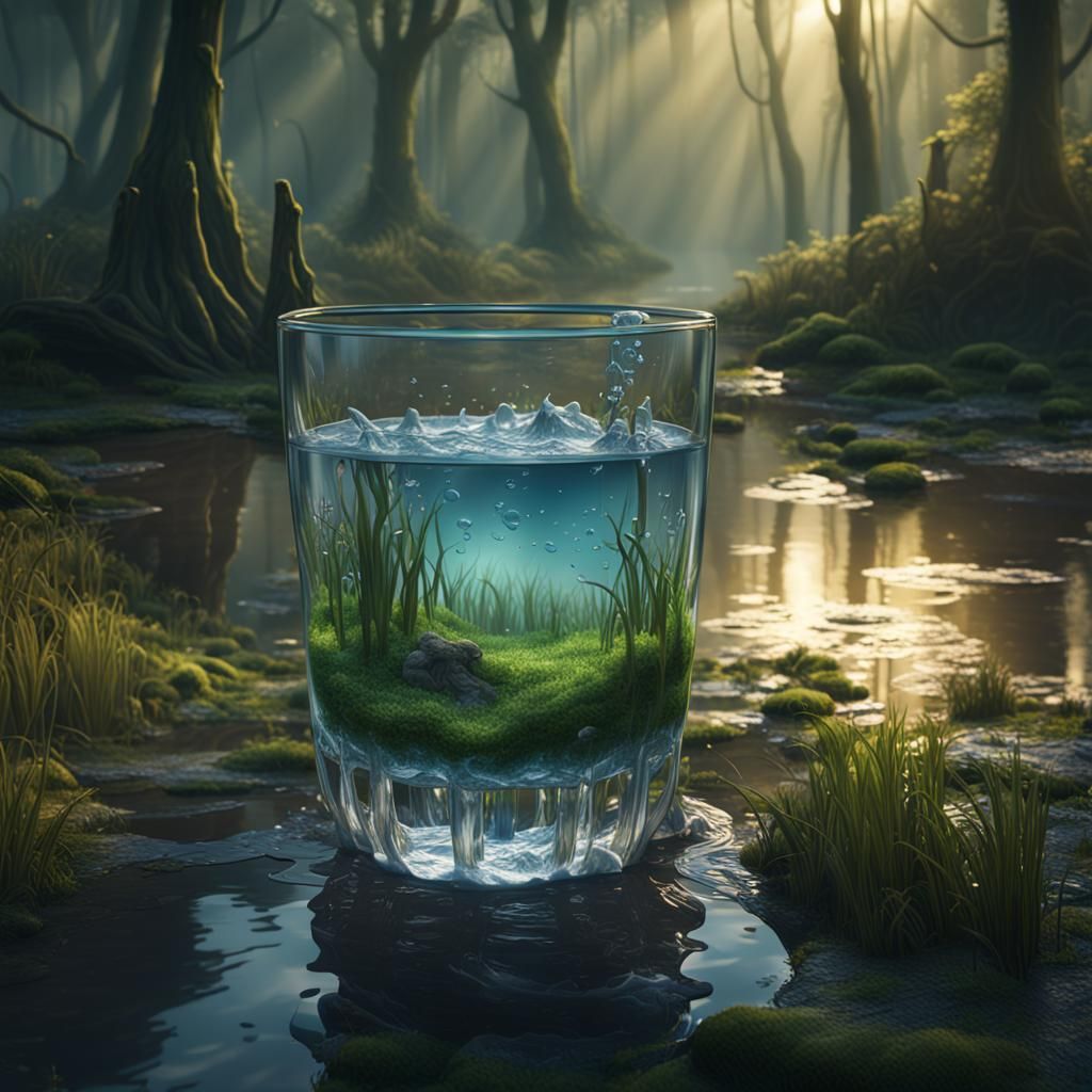 Swamp in a Glass: Fantastical Concept Art