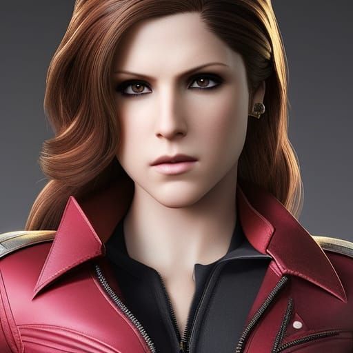 Anna Kendrick as Claire Redfield: Digital Art Portrait