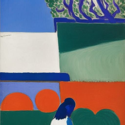 Animal's Journey: Fauvist Impression