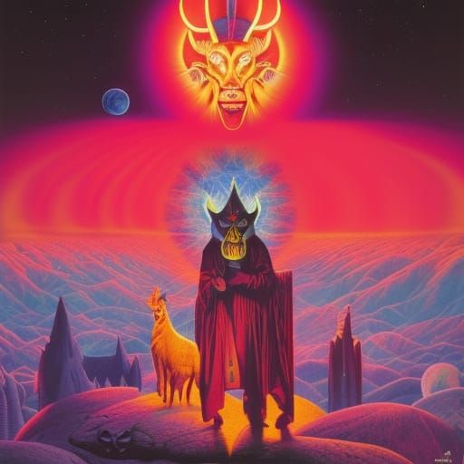 Cosmic Clown: A Hyperrealistic, Ethereal Vision
