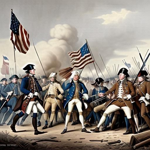 the American Revolution was fought with robots