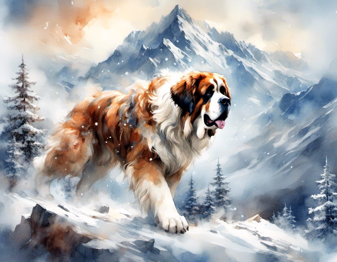 A Saint Bernard