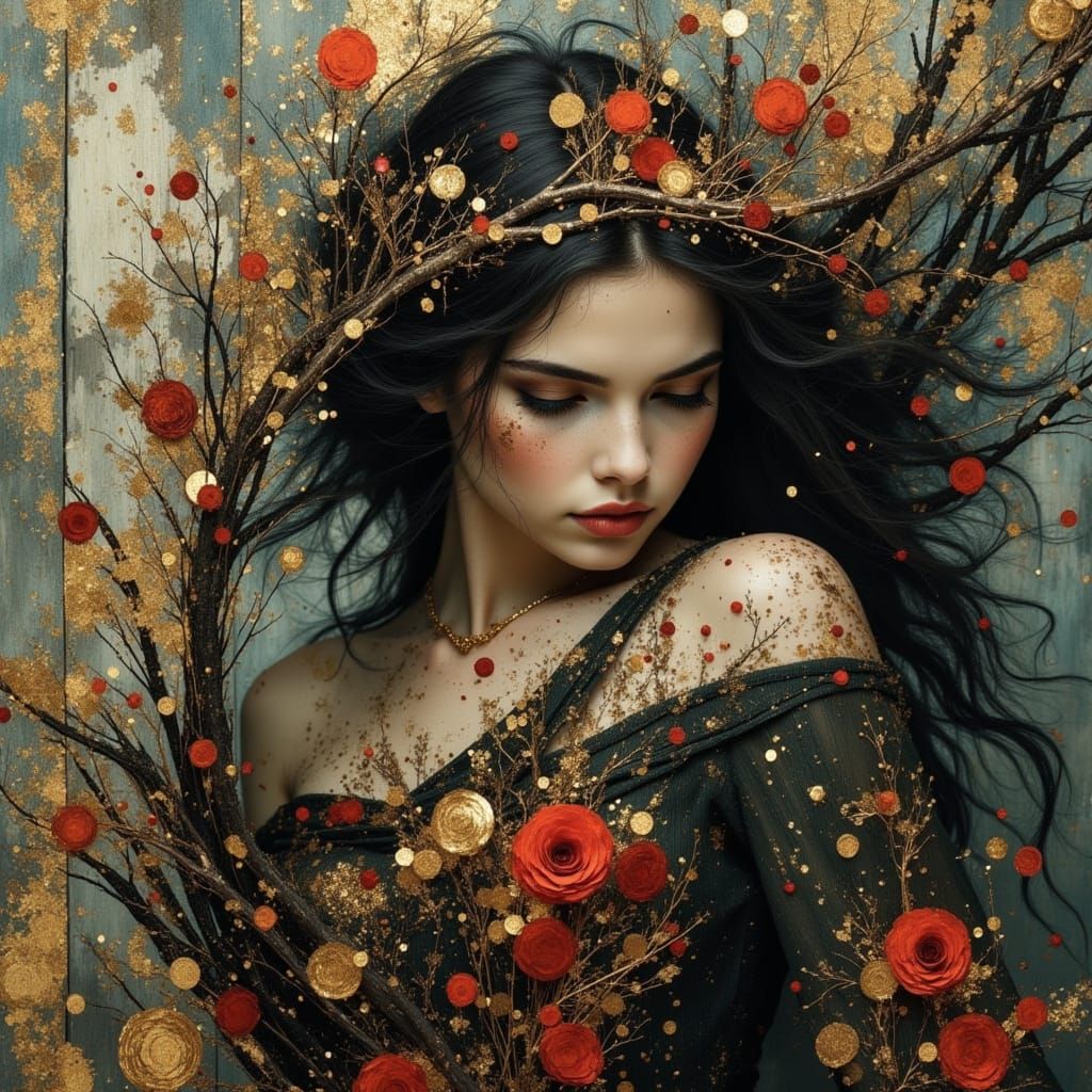 Hyperreal Divine Dreamscape Oil Painting