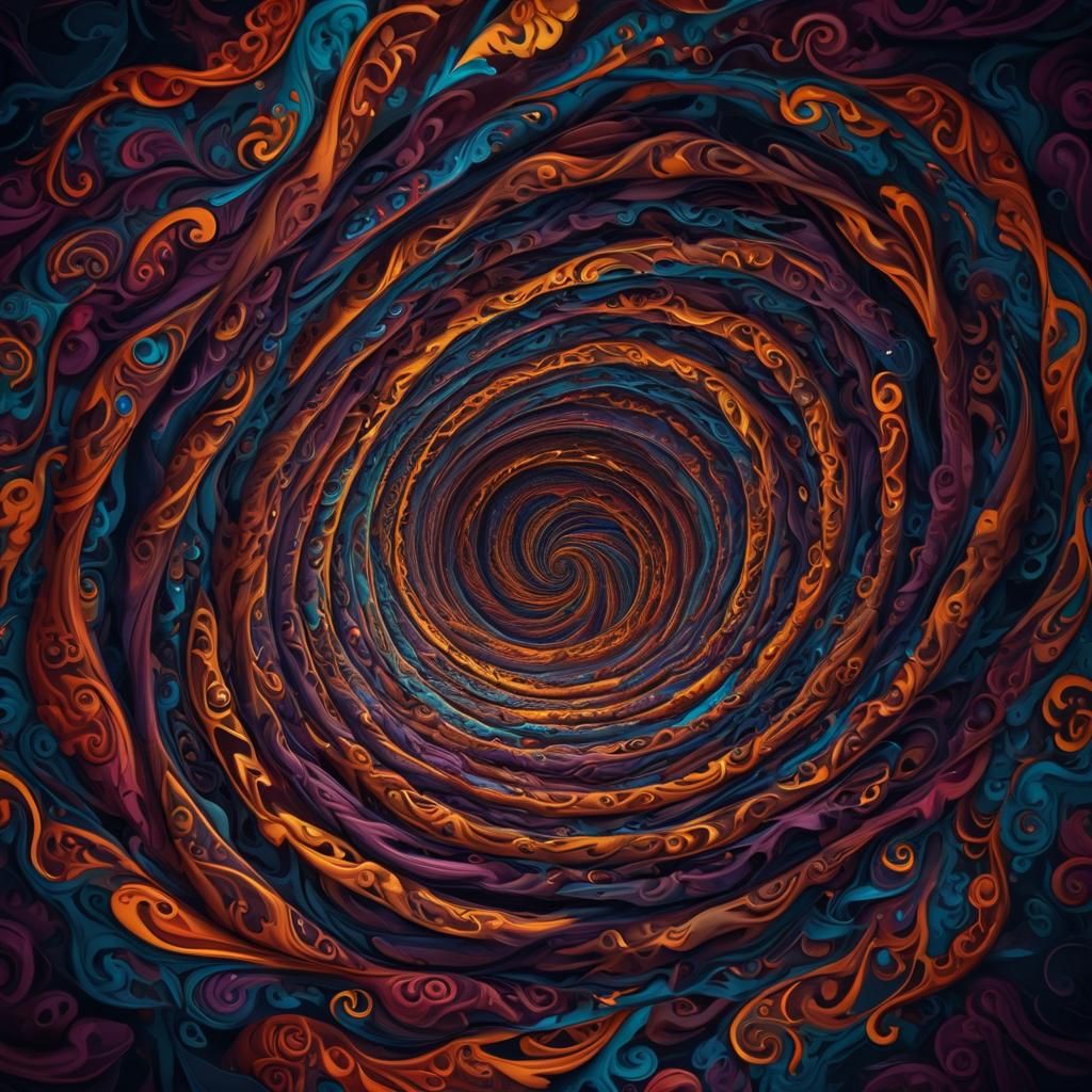 Halloween in Wonderland: A Colorful Fantasy Scene