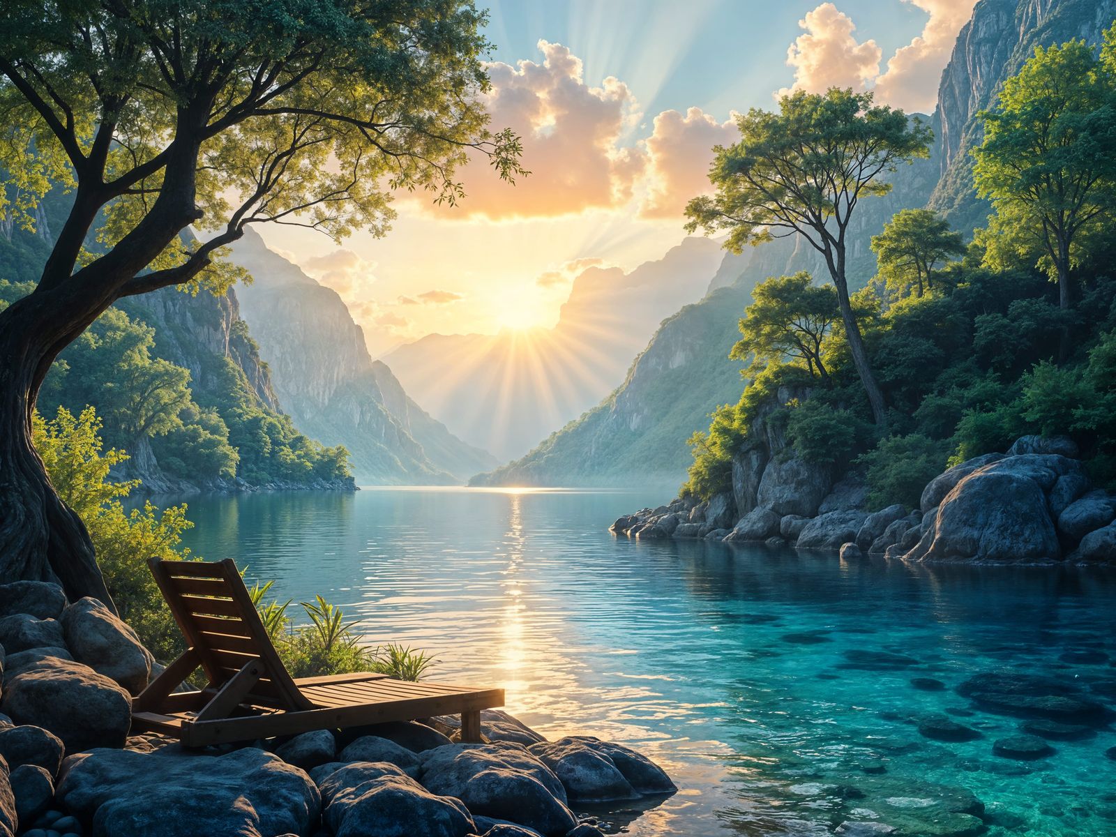 Most Relaxing Place in the World: Serene Sunlight