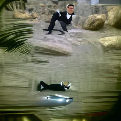 James Bond 007 Minimalist Portrait