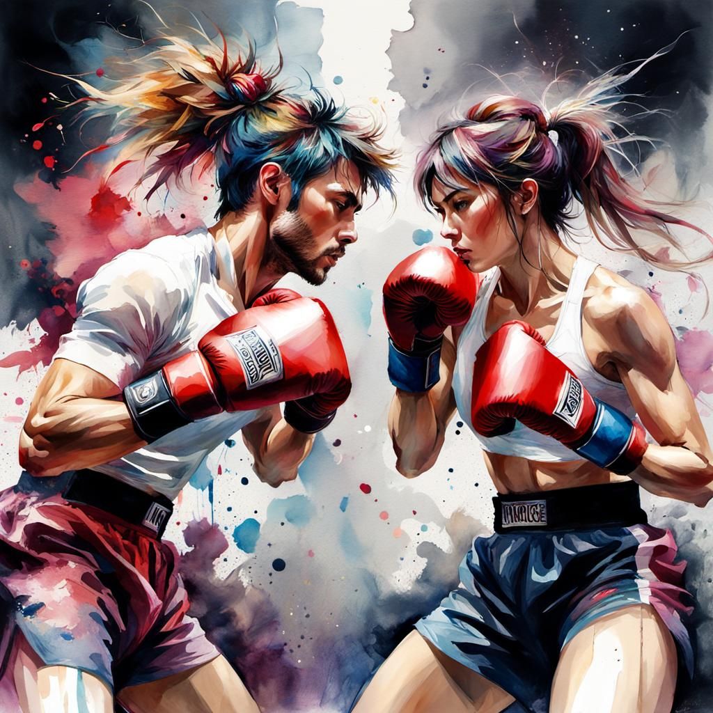 Intensive training with your sparring partner