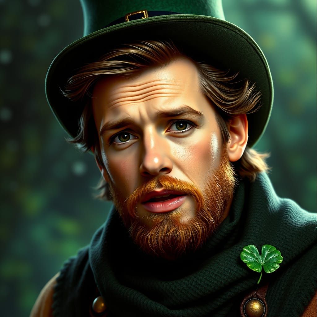 Sean Connery Sings to Leprechauns in Whimsical Hyperrealisti...