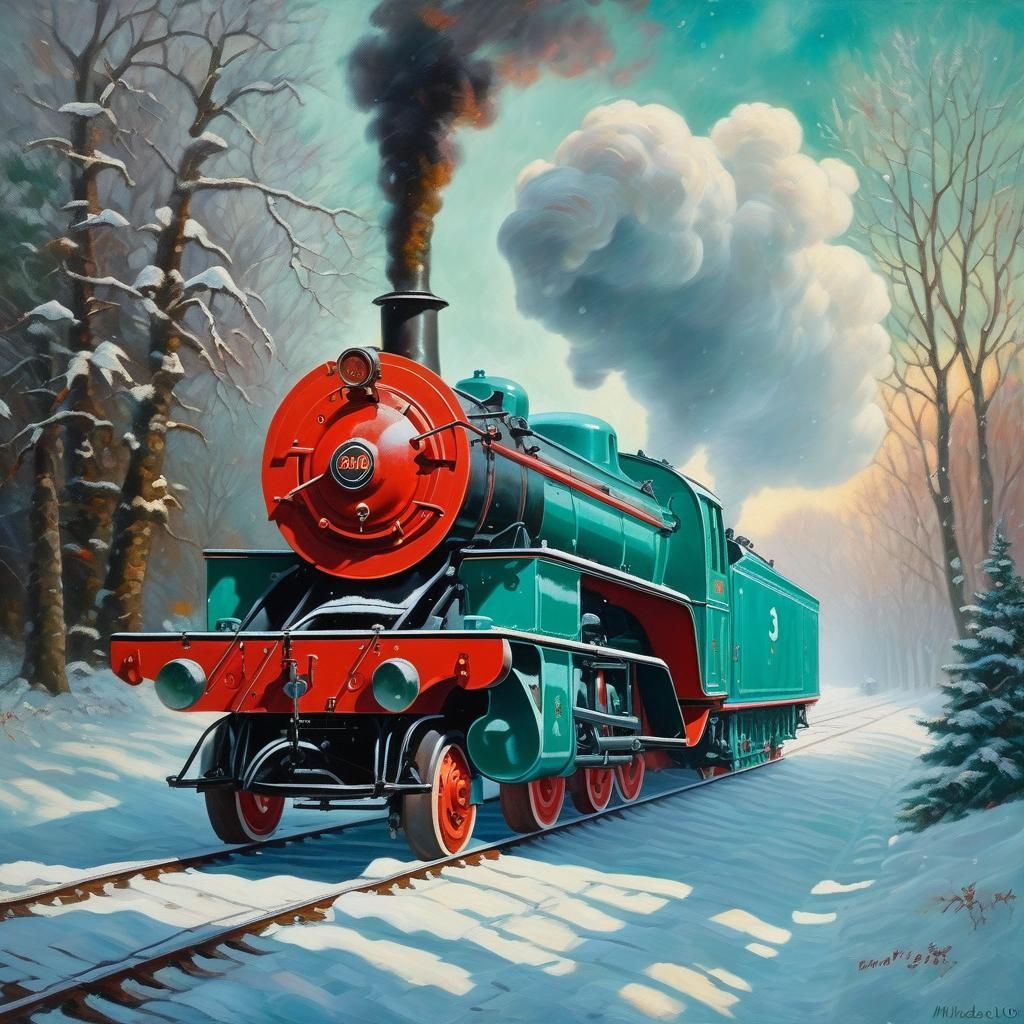 1937s Steam locomotive ((Mikádo)) ČSD 387.043, Škoda 10 Lo8 (almost 🙂)