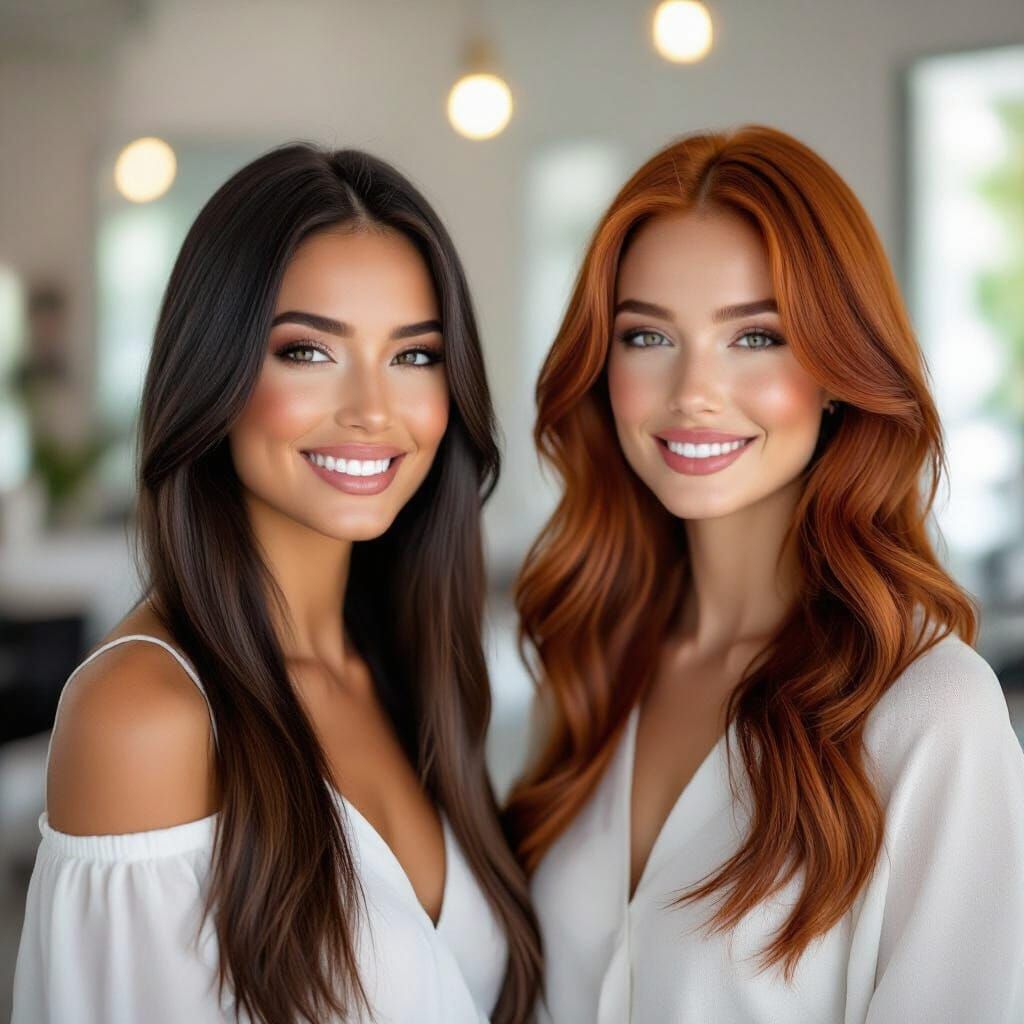 Sleek Hair Transformation: Professional Salon Glow