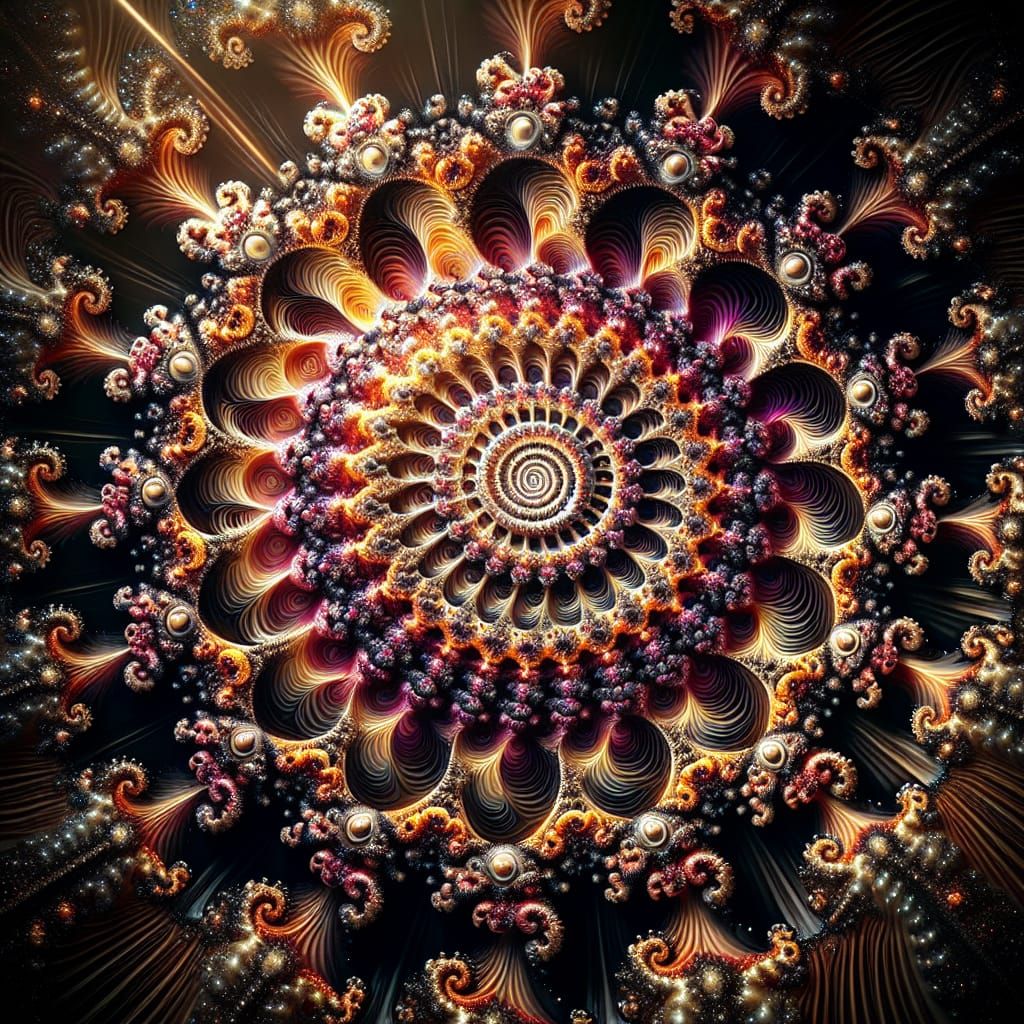 Intricate Fractal Mandala of the Mandelbrot Set in 8K