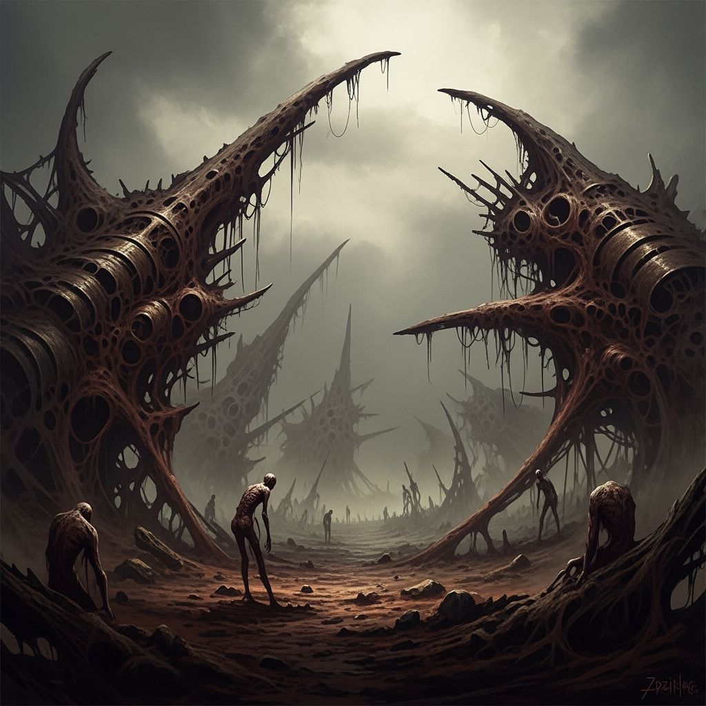 Grimdark Dystopian Surrealism