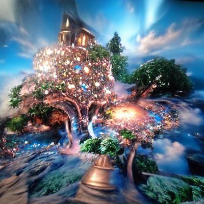 The Magic Faraway Tree: Kinkade Style