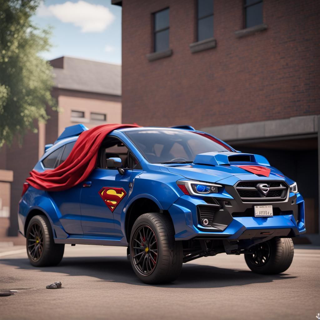 Superman's Subaru WRX in Unreal Engine