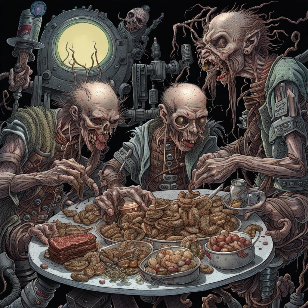 Scrawny Punks Feast: A Sci-Fi Horror Fairytale