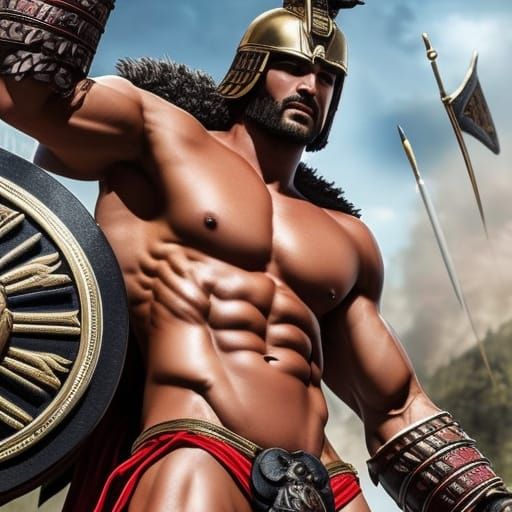 Spartan Soldiers at Thermopylae in High Detail