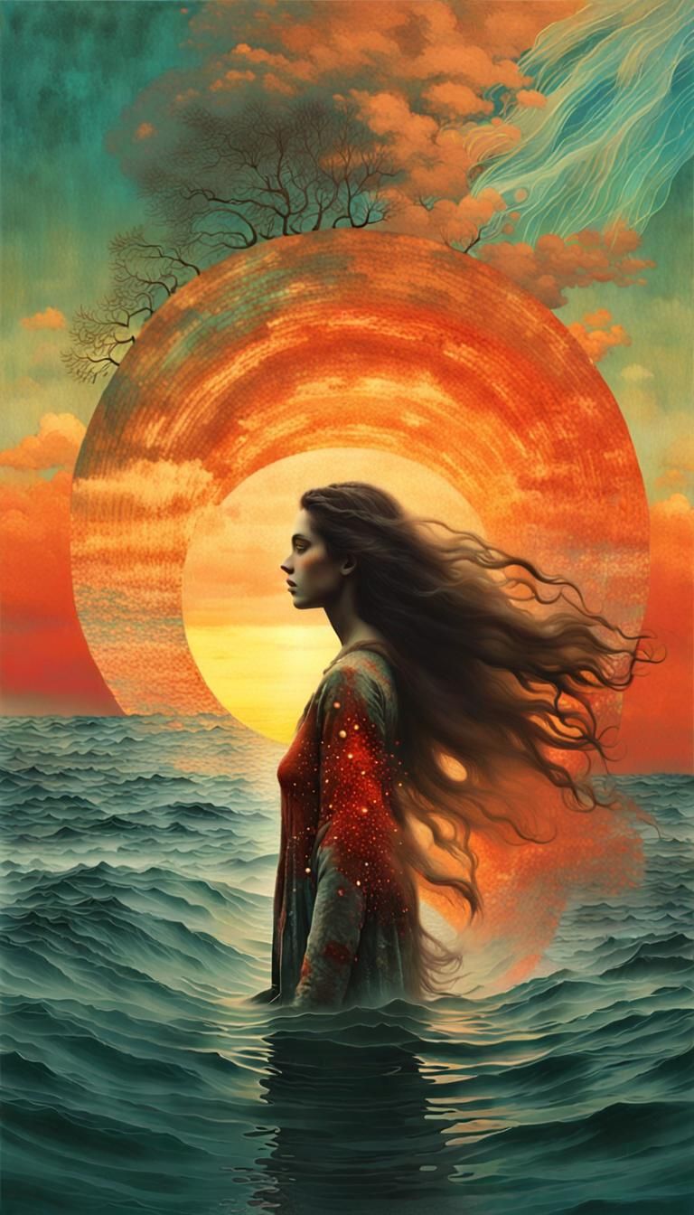 Dreamlike Digital Collage of Gratitude in 8K