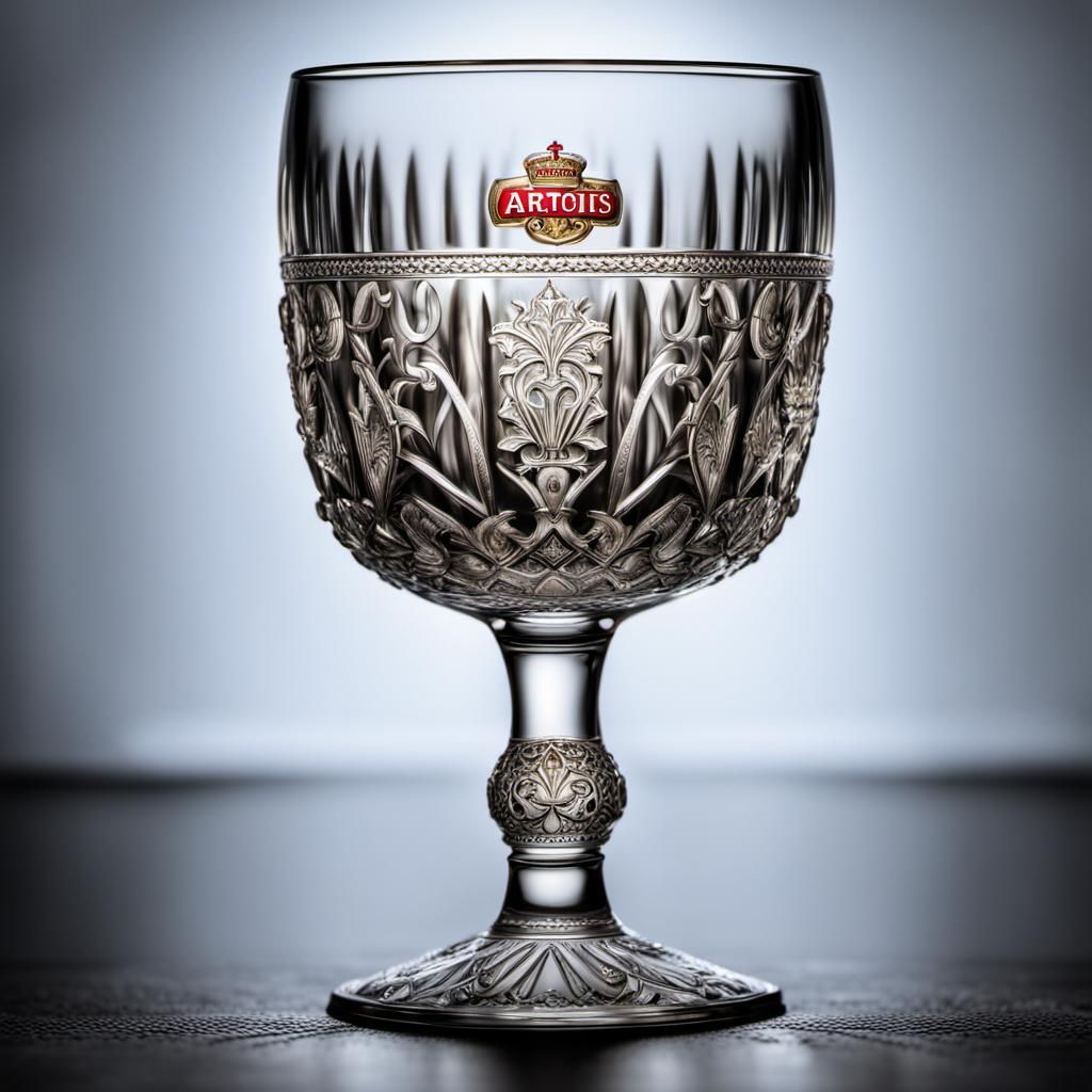 Stella Artois Chalice in Hyperrealistic Detail