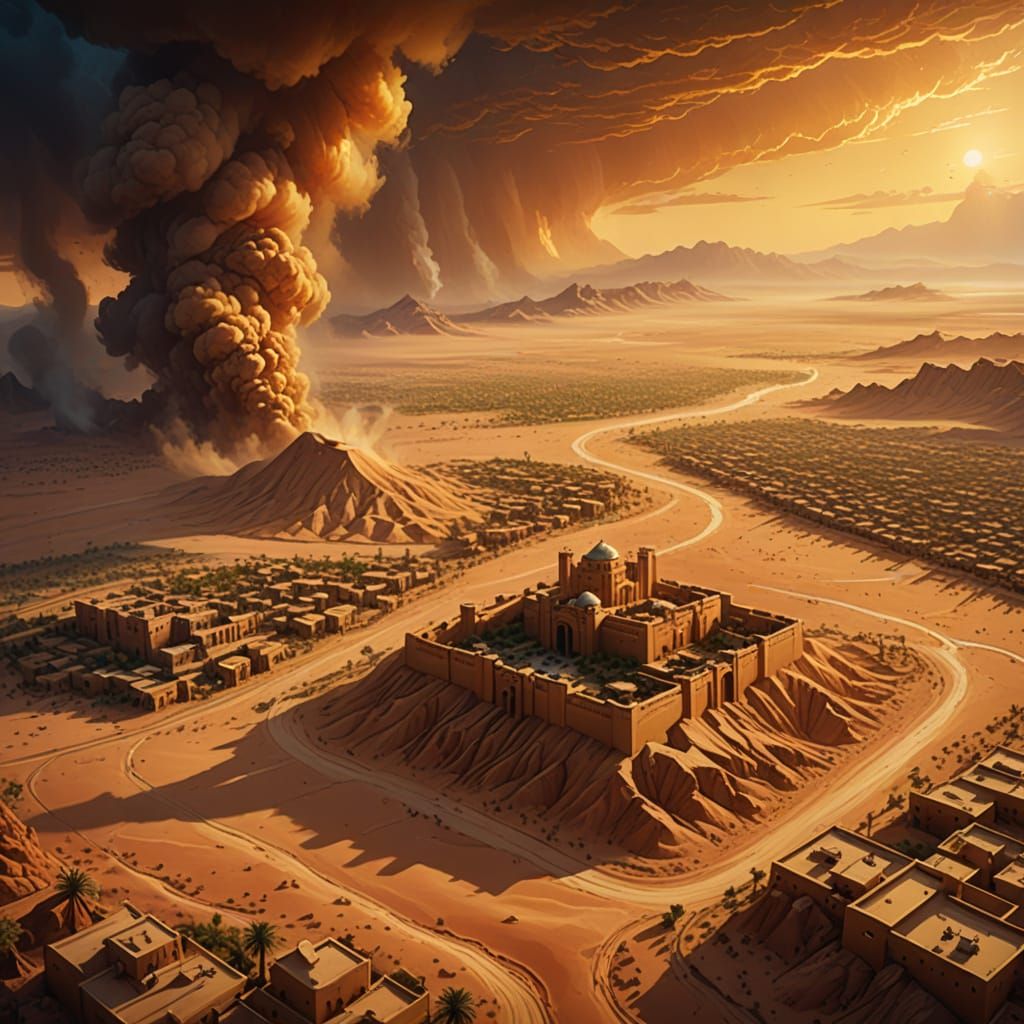 Approaching sandstorm