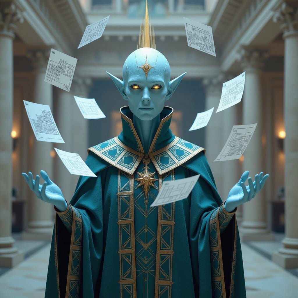 Master Architect's Geometric Perfection