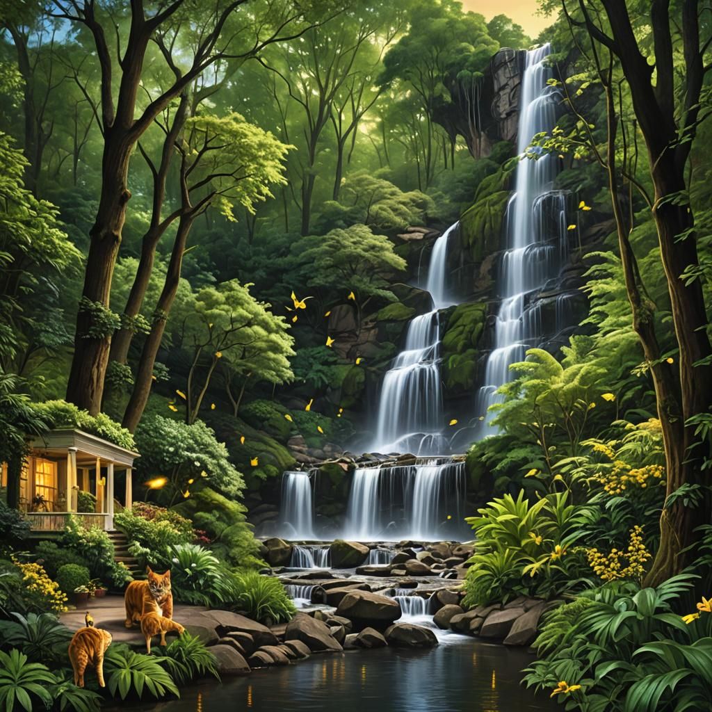 Fireflies Dance in a Surreal New Orleans Scene