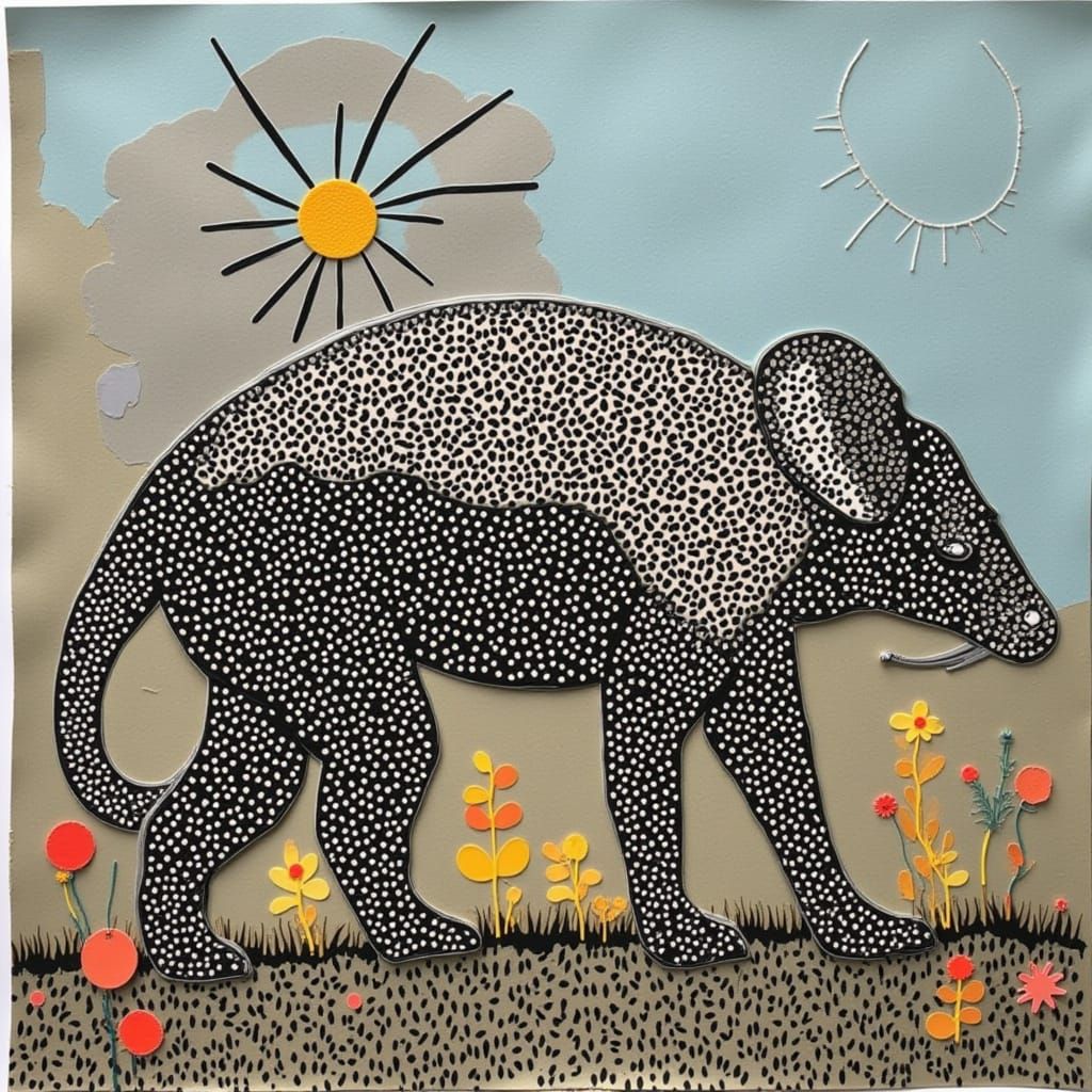 Armadillo in Spotty Dotty Style