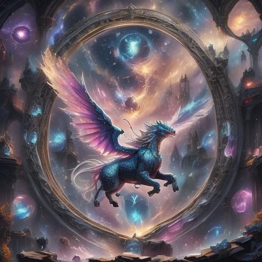 Dark Fantasy Unicorn Art in 8K Resolution