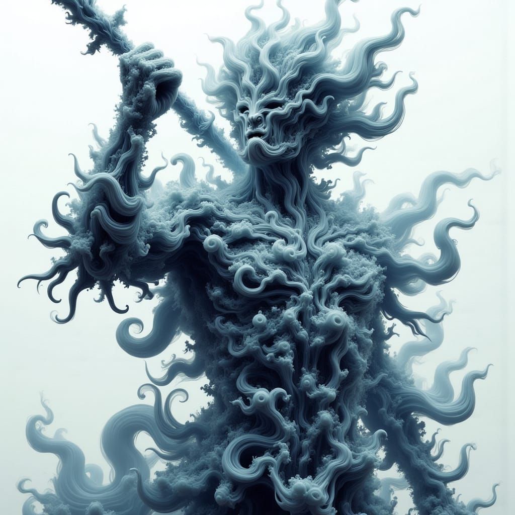 Serene Mischief: An AI-Generated Art Piece