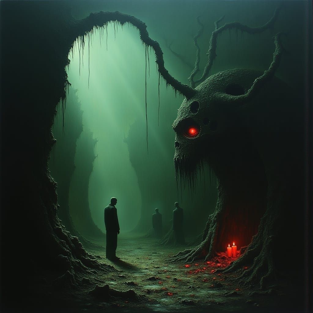 Macabre Horrorpunk Biomechanical Nightmare