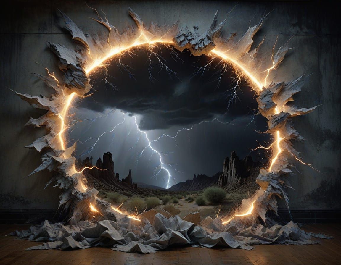 deep shadows torn from the fabric of universe dark arts with broken simple homely plain ordinary everyday woman dream of...