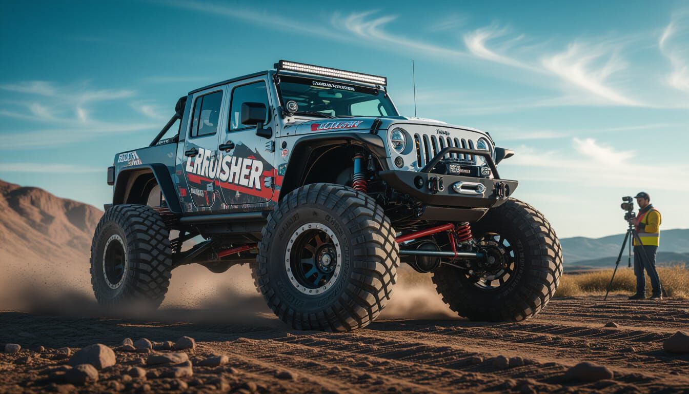 Rock Crawler 'Cliff Crusher' in Dynamic Portrait