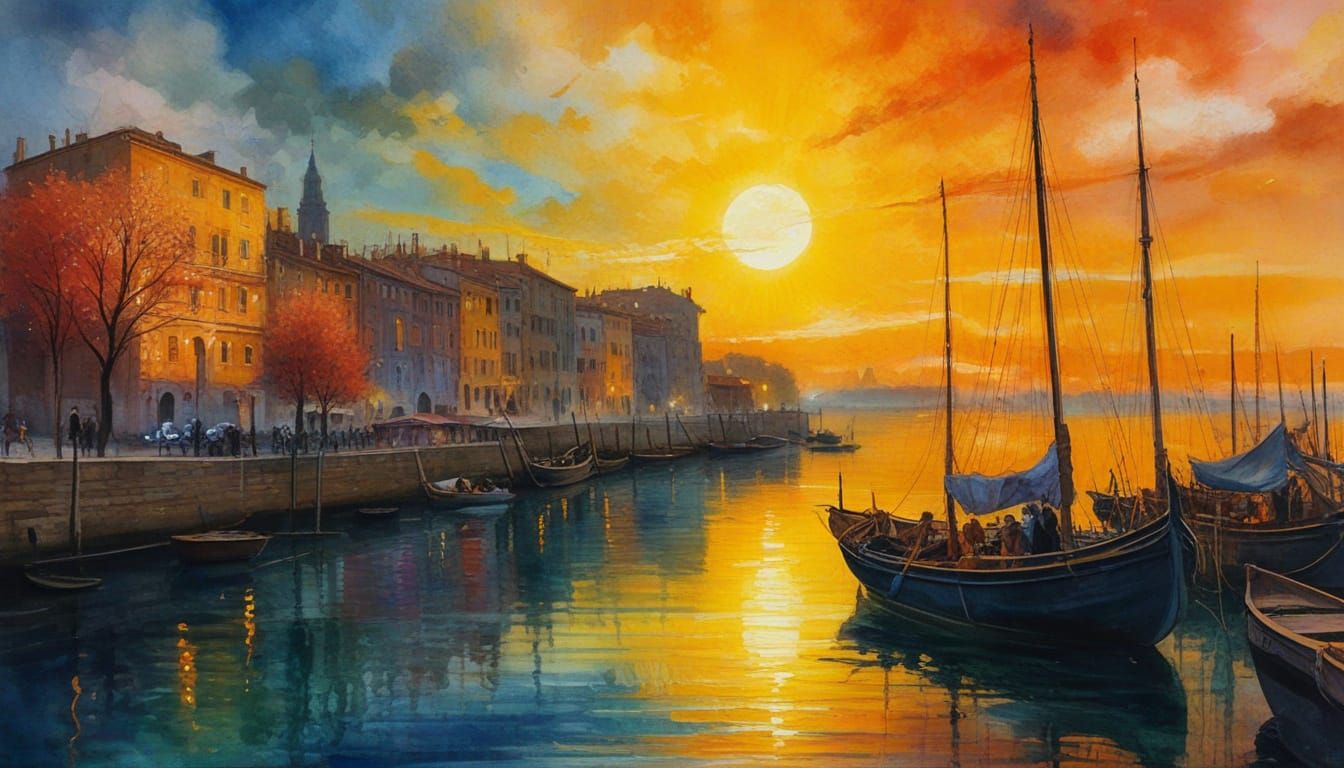 Romantic Post-Apocalyptic Canale Grande