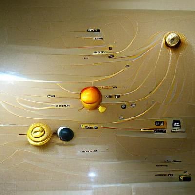 Colorful Solar System Illustration