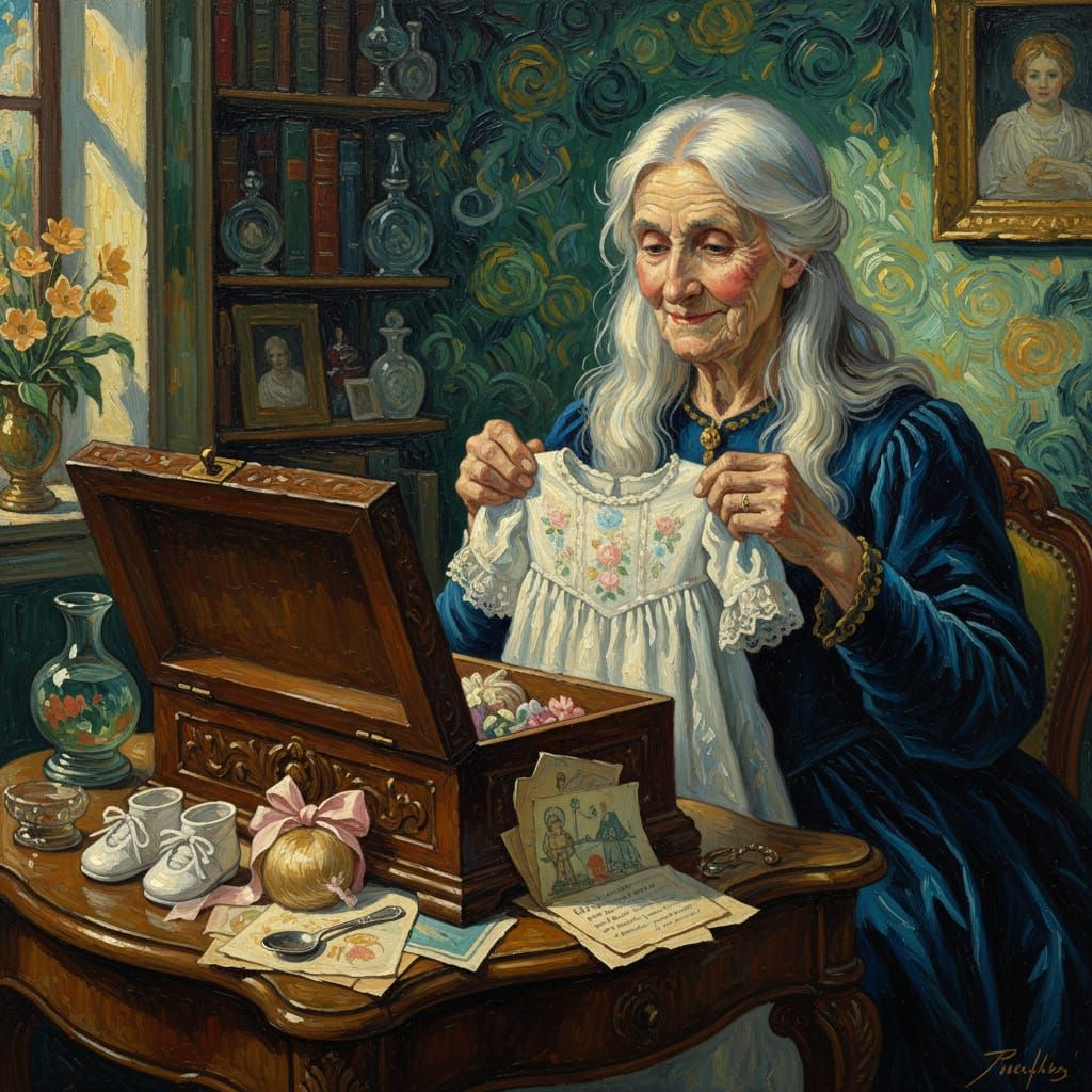 Nonna's Treasures: A Moment of Reflection