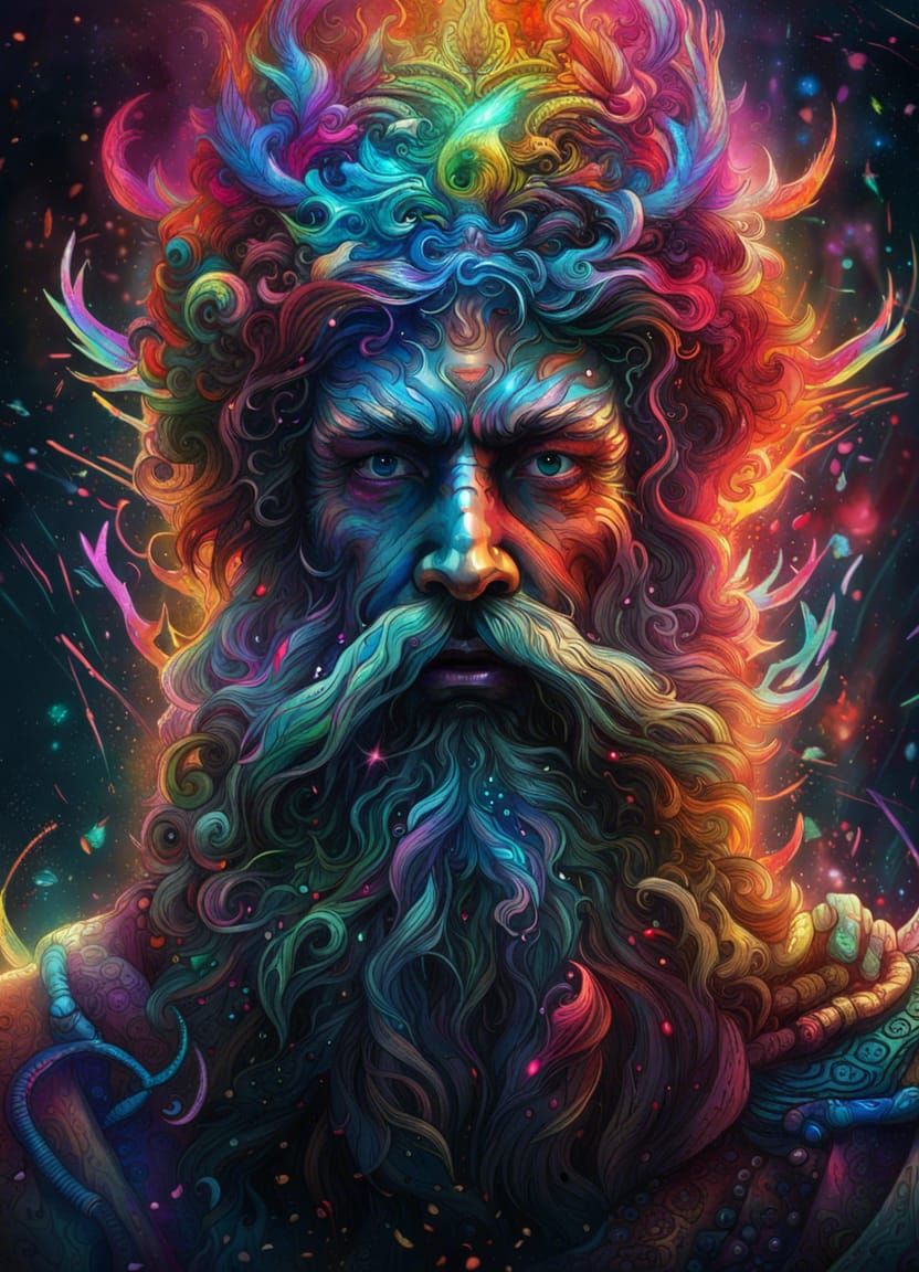 Psychedelic god