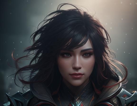 Man Reflecting: Hyperrealistic Portrait in Digital Art Style