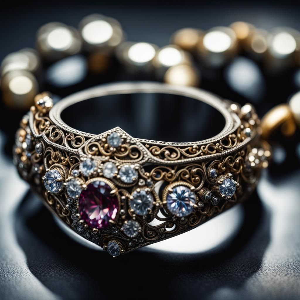 Hyperrealistic Jewelry with Intricate Details