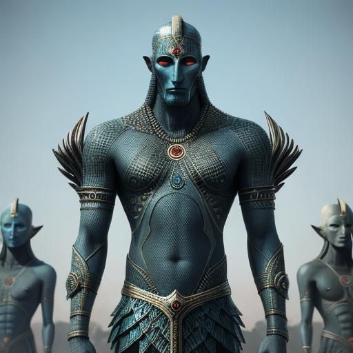 AI Image of the Anunnaki