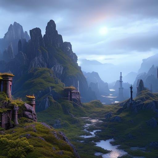 Mythical Fantasy Landscape in Unreal Engine 5
